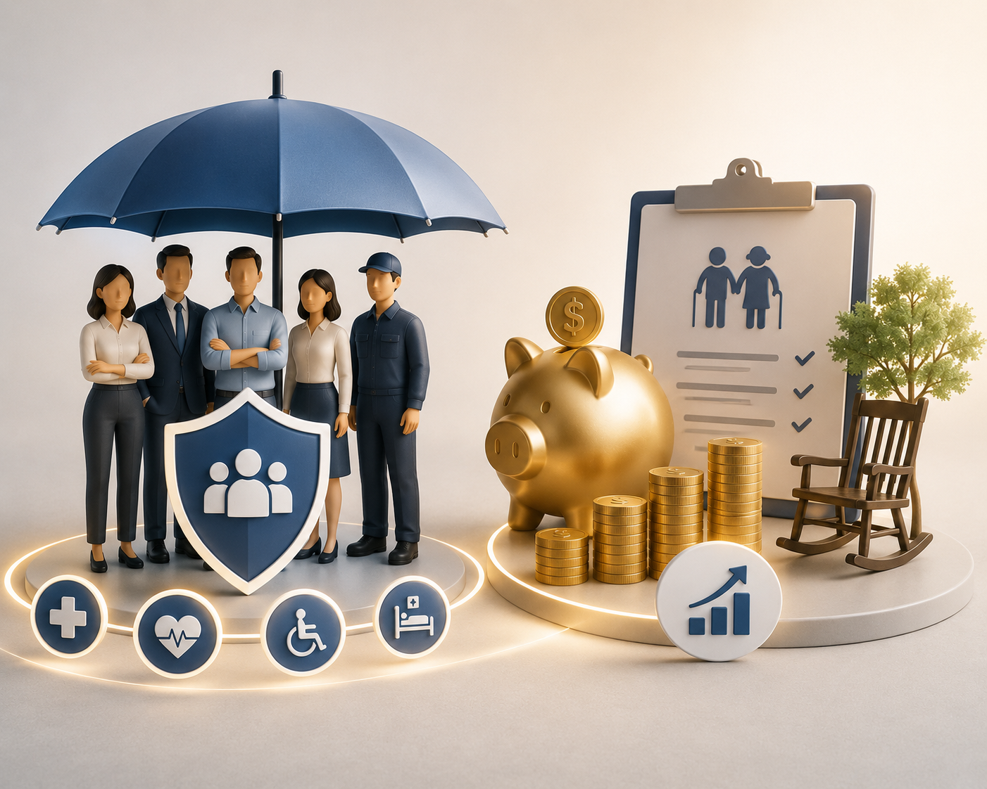 團體保險與退休金規劃