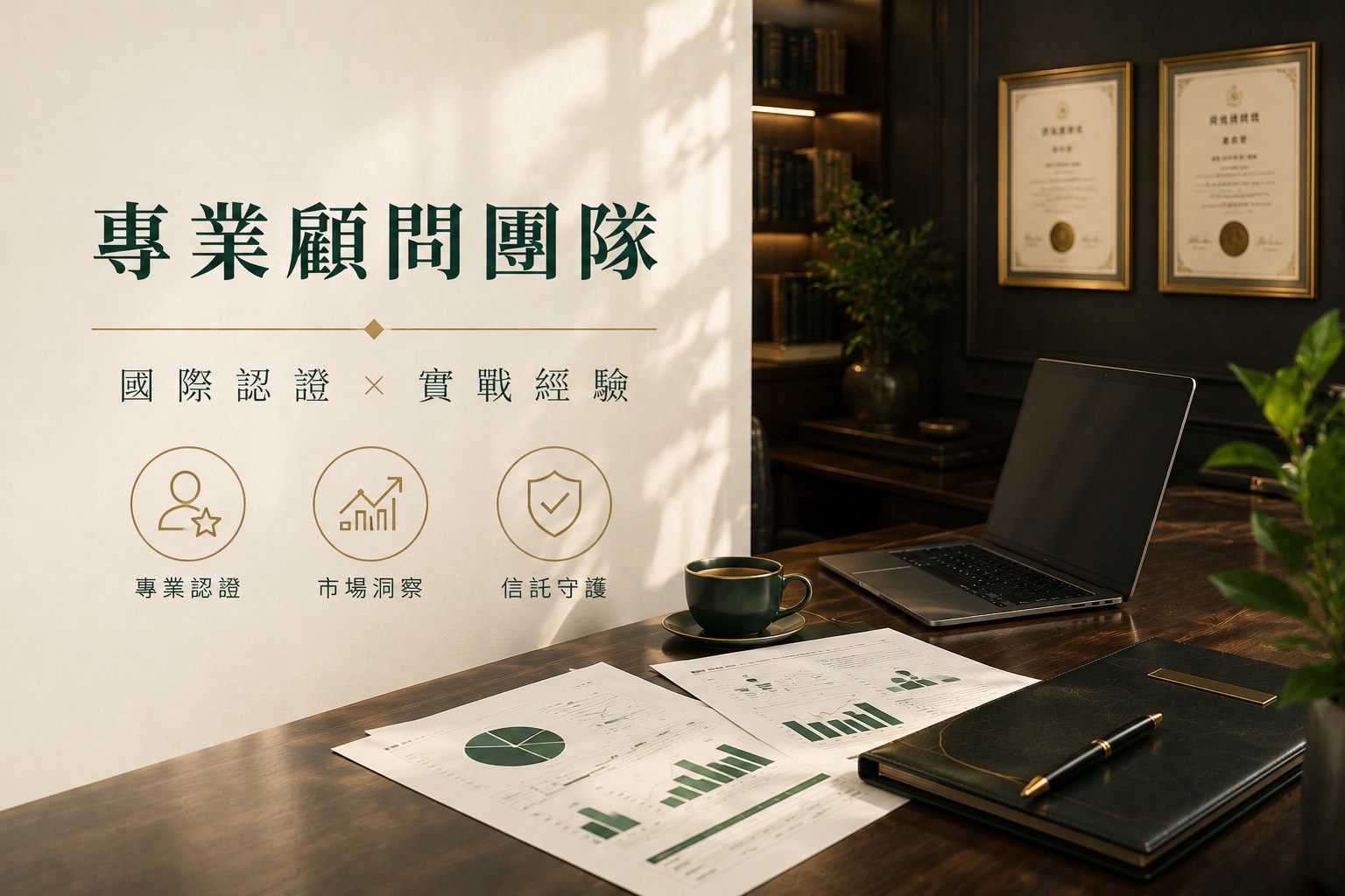 專業顧問團隊 - 國際認證 × 實戰經驗