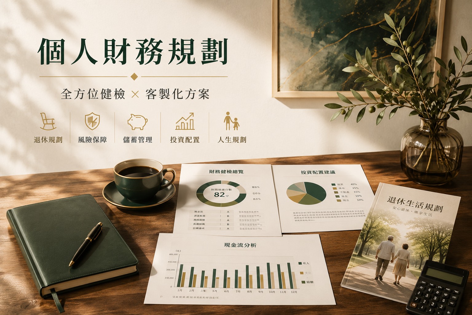 個人財務規劃 - 全方位健檢 × 客製化方案